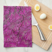 Serviette de cuisine de chou violet (Quart Plié)