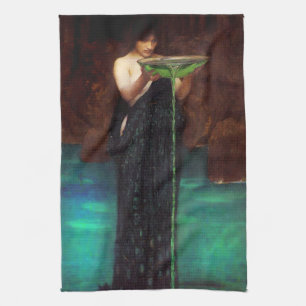 Serviette de cuisine de Circe Invidiosa de château