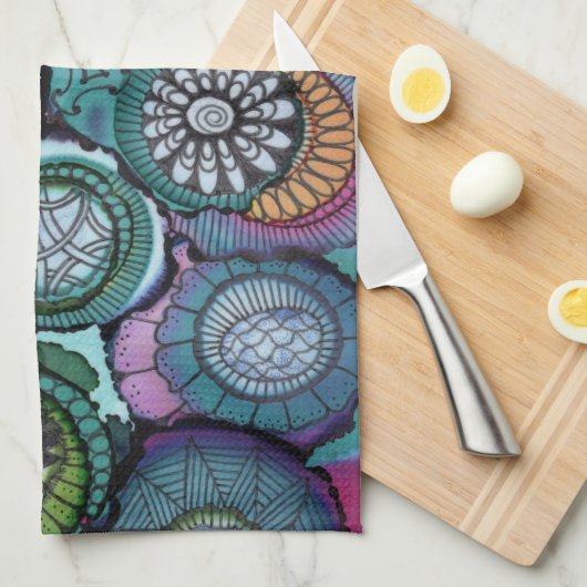 Serviette de cuisine de cirque (Quart Plié)