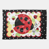 Serviette de cuisine de coccinelle (Horizontal)