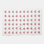 Serviette de cuisine de coeur scandinave (Horizontal)