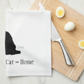 Serviette de cuisine de collection de Meowu (Quart Plié)