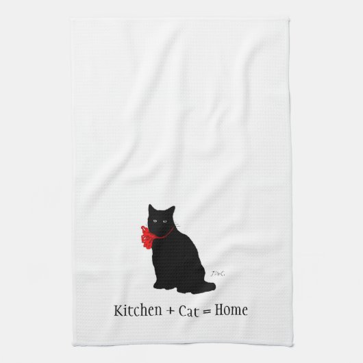 Serviette de cuisine de collection de Meowu (Vertical)