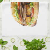 Serviette de cuisine de conception "de (Plié)