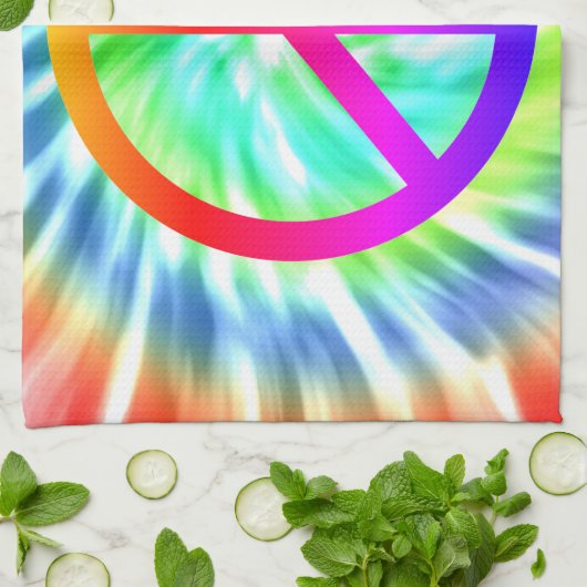 Serviette de cuisine de conception de signe de (Plié)