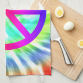 Serviette de cuisine de conception de signe de (Quart Plié)