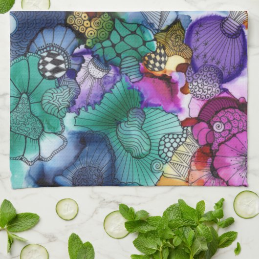 Serviette de cuisine de confusion (Plié)