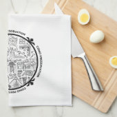 Serviette de cuisine de conservation CoMo avec des (Quart Plié)