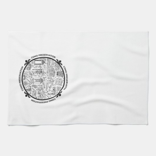 Serviette de cuisine de conservation CoMo avec des (Horizontal)