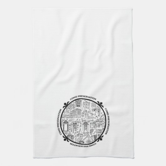 Serviette de cuisine de conservation CoMo avec des (Vertical)