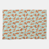 Serviette de cuisine de Coonhound de Redbone (Horizontal)