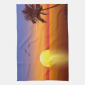 Serviette de cuisine de coucher du soleil (Vertical)