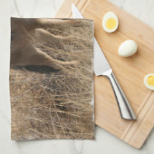 Serviette de cuisine de coyotes de bébé (Quart Plié)
