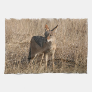 Serviette de cuisine de coyotes de bébé