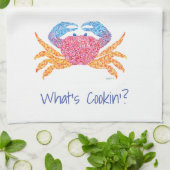 Serviette de cuisine de crabe (Plié)
