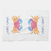 Serviette de cuisine de crabe (Horizontal)