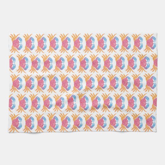 Serviette de cuisine de crabe (Horizontal)