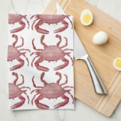 Serviette de cuisine de crabe (Quart Plié)