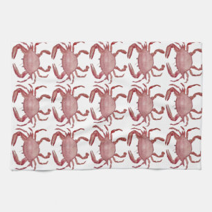 Serviette de cuisine de crabe