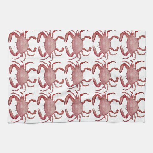 Serviette de cuisine de crabe (Horizontal)