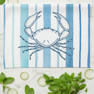 Serviette de cuisine de crabe