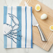 Serviette de cuisine de crabe (Quart Plié)