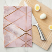 Serviette de cuisine de cuivre de X (Quart Plié)