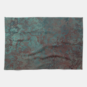 Serviette de cuisine "de cuivre" d'impression de