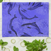Serviette de cuisine de DANSE de DAUPHIN (Plié)