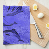 Serviette de cuisine de DANSE de DAUPHIN (Quart Plié)