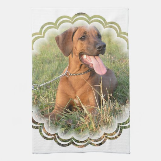 Serviette de cuisine de délivrance de Rhodesian (Vertical)