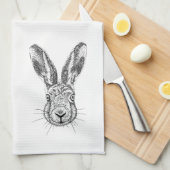 Serviette de cuisine de dessin de faune de cadeau (Quart Plié)