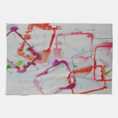 serviette de cuisine de dessin géométrique (Horizontal)