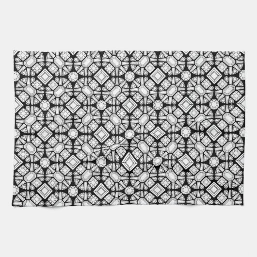 Serviette de cuisine de diamants (Horizontal)