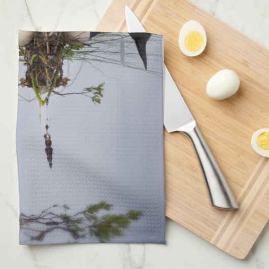 Serviette de cuisine de dingue d'emboîtement (Quart Plié)