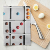 Serviette de cuisine de dominos (Quart Plié)