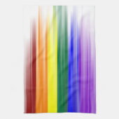 Serviette de cuisine de drapeau d'arc-en-ciel (Vertical)
