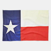Serviette de cuisine de drapeau du Texas (Horizontal)