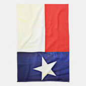 Serviette de cuisine de drapeau du Texas (Vertical)