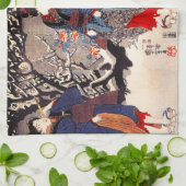 Serviette de cuisine de femmes de Kuniyoshi trois (Plié)