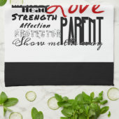 Serviette de cuisine de fête des pères (Plié)