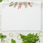 SERVIETTE DE CUISINE DE FEUILLAGE D'AUTOMNE (Plié)