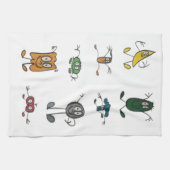 Serviette de cuisine de fin gourmet de JMCdesign (Horizontal)