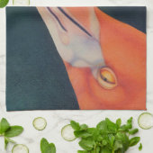 Serviette de cuisine de Flamant rose (Plié)