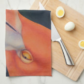 Serviette de cuisine de Flamant rose (Quart Plié)