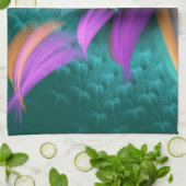 Serviette de cuisine de fleur d'apo 16" x 24" (Plié)