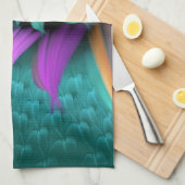 Serviette de cuisine de fleur d'apo 16" x 24" (Quart Plié)