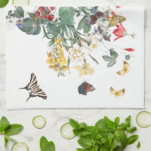 Serviette de cuisine de fleur de jardin de (Plié)