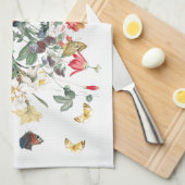 Serviette de cuisine de fleur de jardin de (Quart Plié)