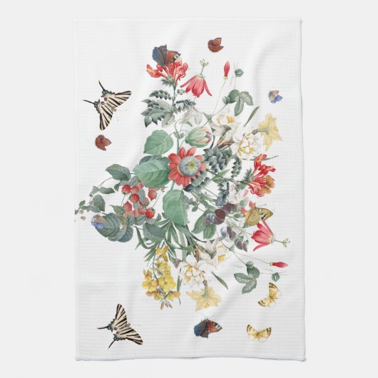 Serviette de cuisine de fleur de jardin de (Vertical)